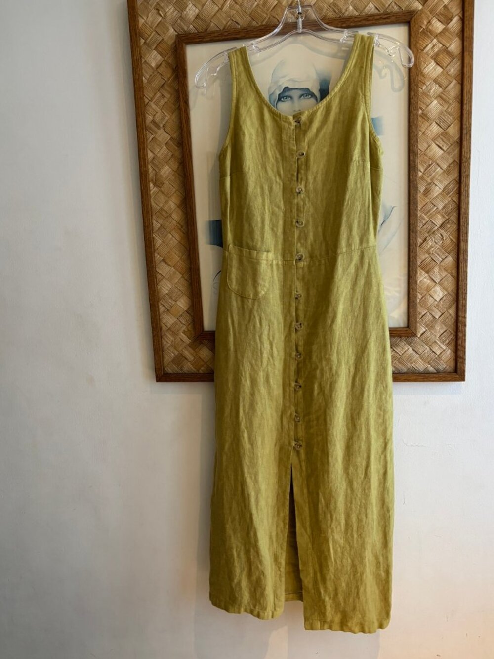Paloma Wool Galatea Linen Midi Sleeveless Dress Size 34 XS - Picture 2 of 9